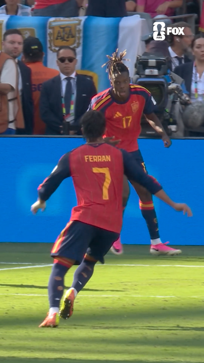 FERRAN TORRES. ABSOLUTELY CLUTCH TO GIVE SPAIN THE LEAD IN THE FIFA WORLD CUP FINAL 🔥