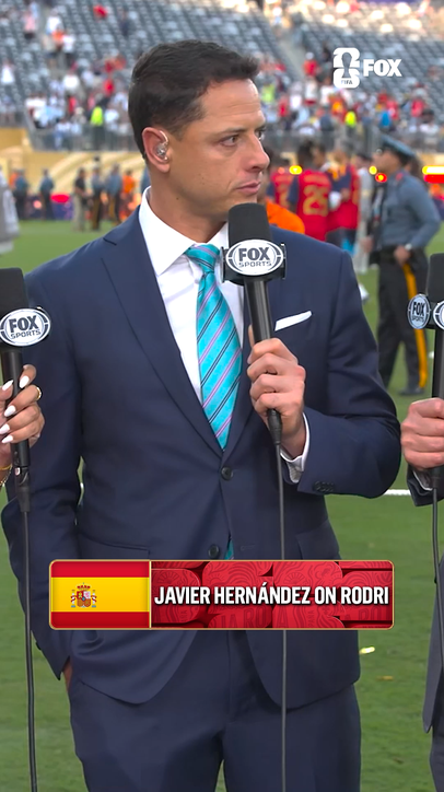 Javier Hernández with high praise for Spain captain Rodri, who led his team to the 2026 FIFA World Cup title 🏆
