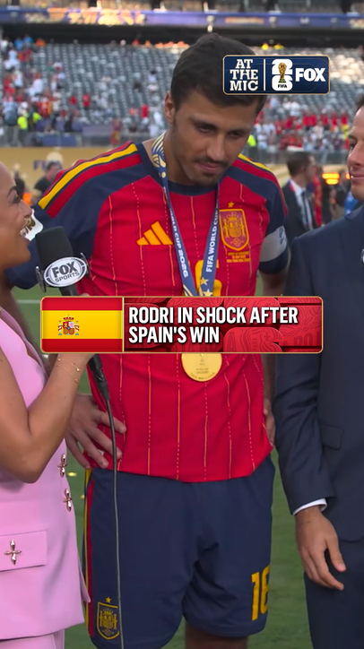 Spain captain Rodri spoke with Jules Breach after leading his team to the FIFA World Cup title and winning the Golden Ball award 🇪🇸