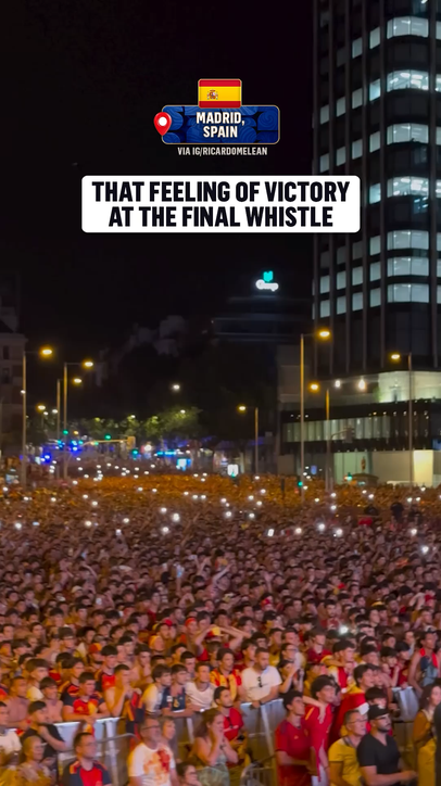 Madrid went WILD at the final whistle 😳