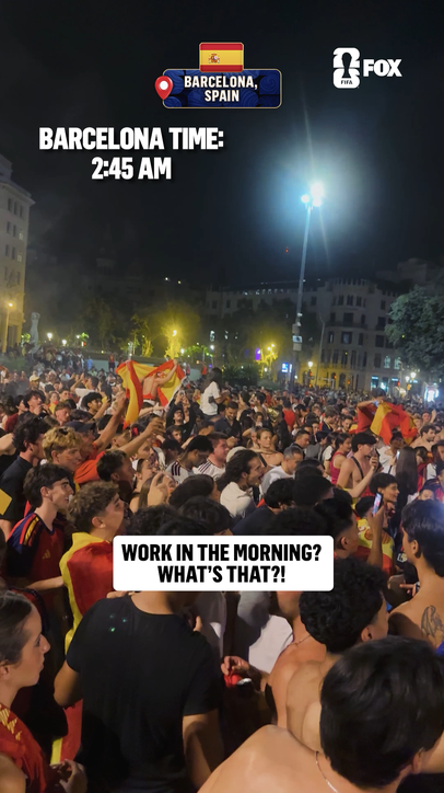 They're going to party all night in Barcelona 🇪🇸