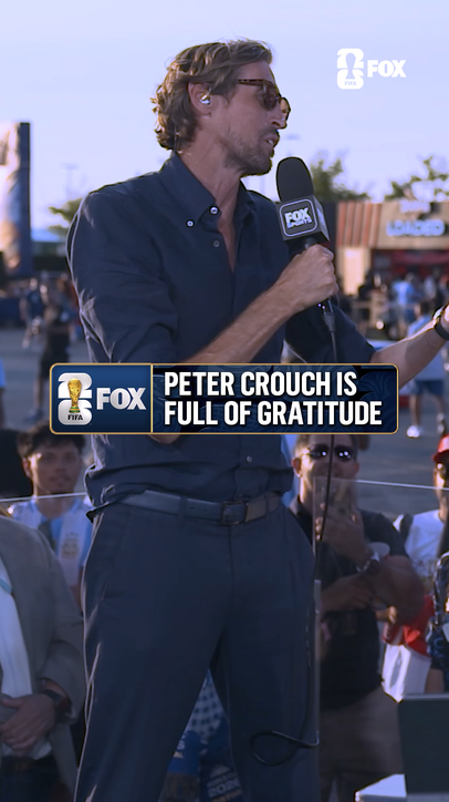 An amazing experience during this FIFA World Cup for Peter Crouch