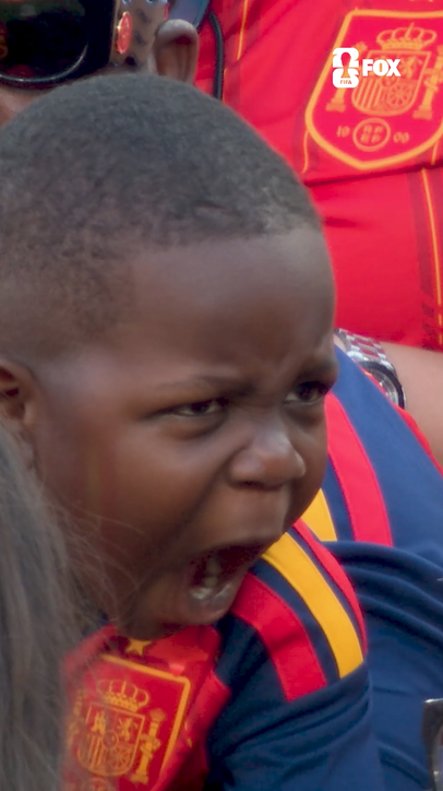 Lamine Yamal's little brother always brought the hype at the FIFA World Cup 🗣️