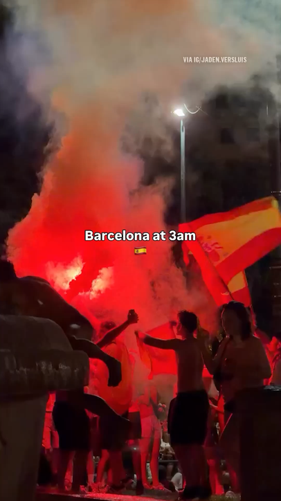No sleep when your country just won the FIFA World Cup 🇪🇸
