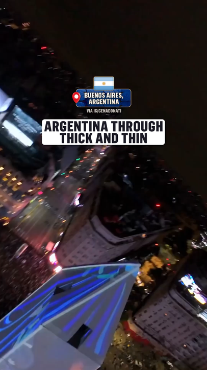 Argentina still SHOWED OUT despite the loss