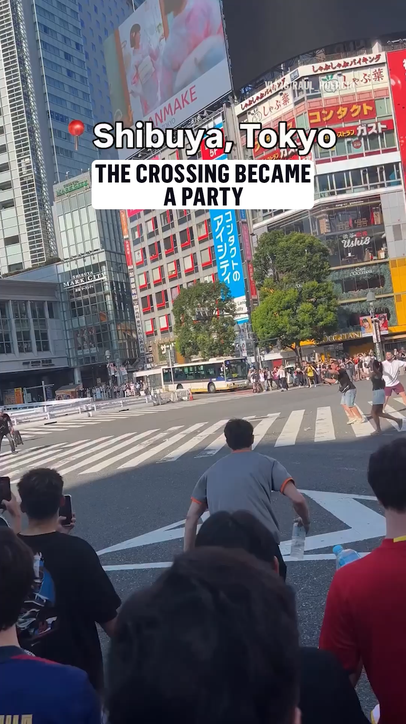 From Spain to Shibuya, the world champions are being celebrated everywhere 🌍🇪🇸