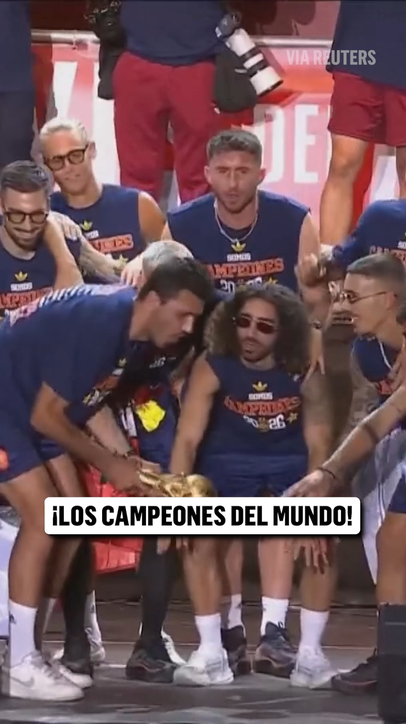 One more trophy lift for 2026 FIFA World Cup Champions Spain in front of their home fans 🇪🇸