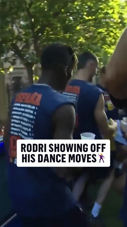 Rodri was in full celebration mode 😂🔥