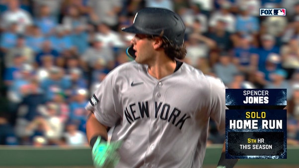 Spencer Jones launches go-ahead HR to put Yankees up 2-1 against Cubs