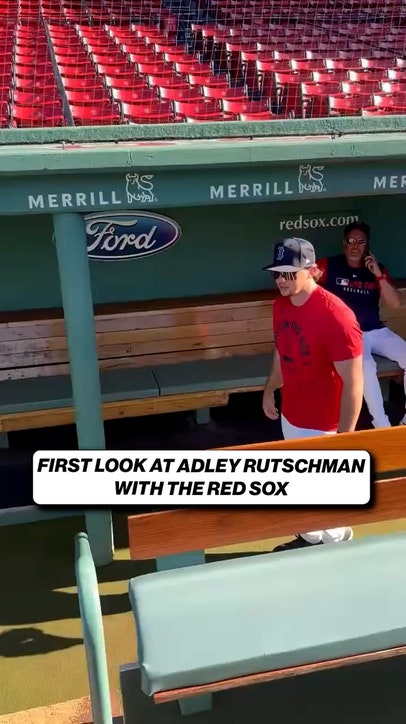 First look at Adley Rutschman with the Red Sox 👀
