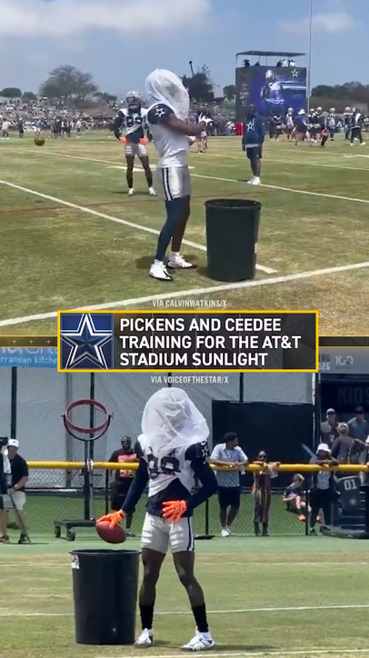 Ceedee Lamb and George Pickens preparing for the glare 