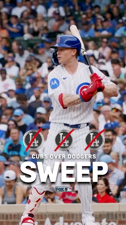 CUBS SWEEP THE DODGERS!!