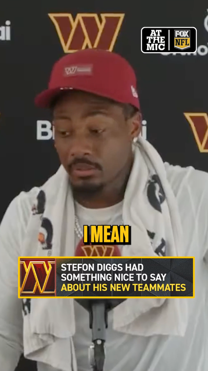 Safe to say Stefon Diggs sees plenty of potential in his new team