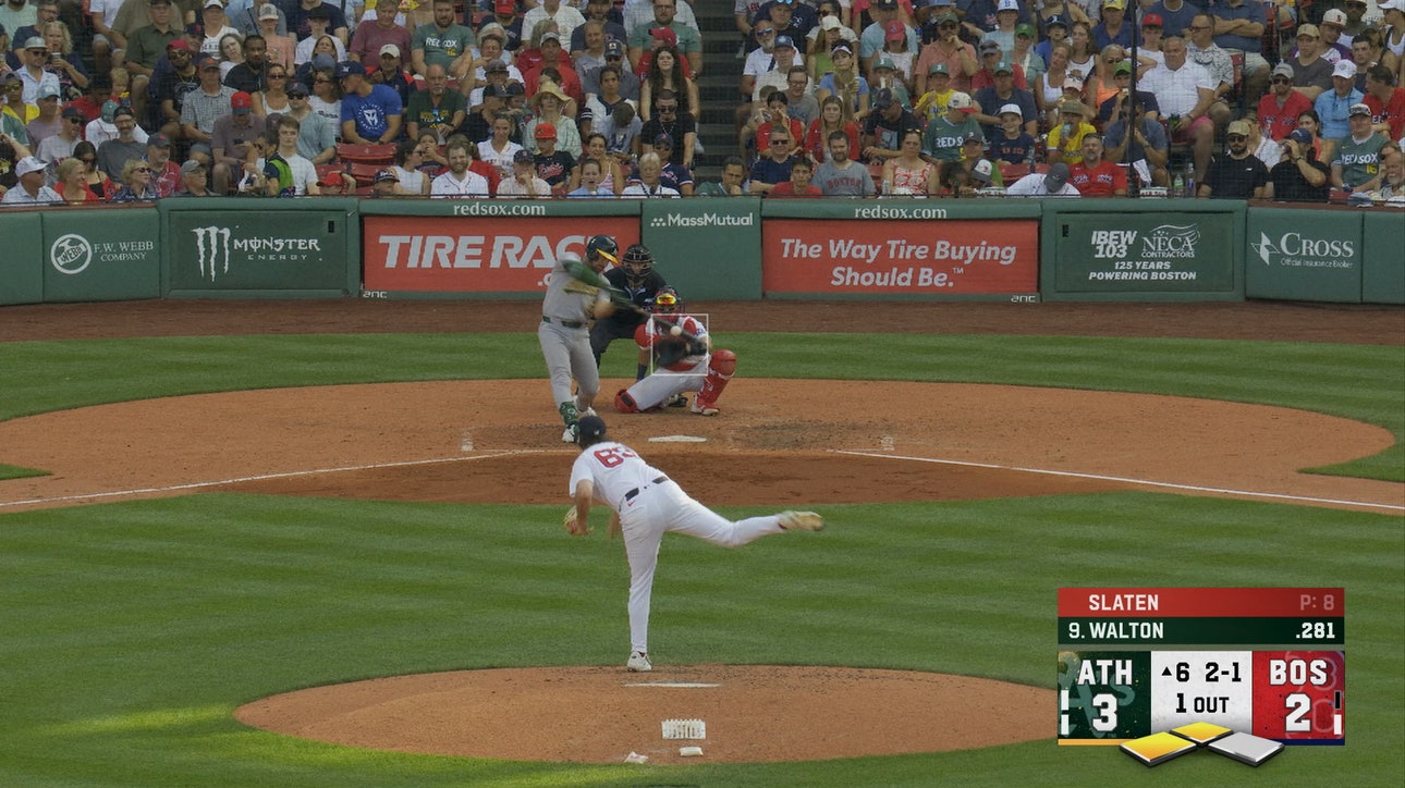 Donovan Walton hits two-run double to extend Athletics' lead over Red Sox