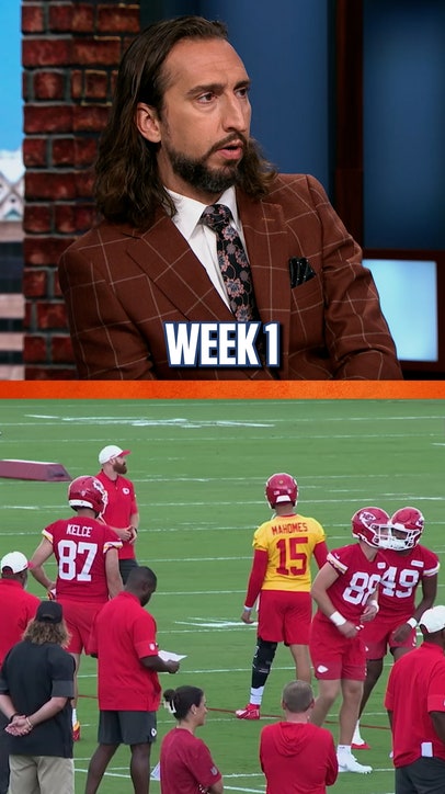 Nick believes Patrick Mahomes will be the healthier QB in Week 1 and will 'rip it' 👀