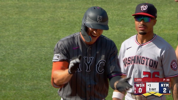 Jared Young hits two-run double to give Mets lead over Nationals