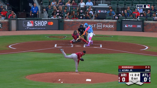 Ronald Acuña Jr. hits solo home run, giving Braves' early lead over Diamondbacks