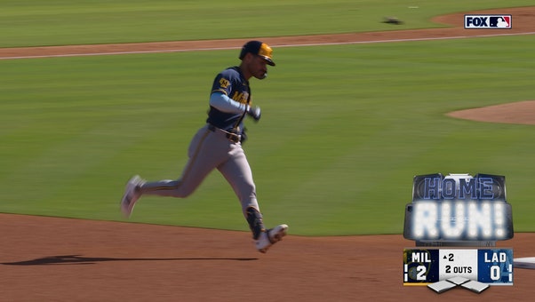 Joey Ortiz hits two-run home run, giving Brewers' early lead over Dodgers