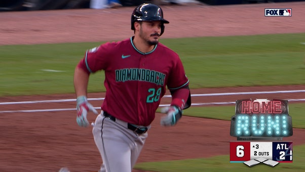 Nolan Arenado hits two-run home run, extending Diamondbacks' lead over Braves