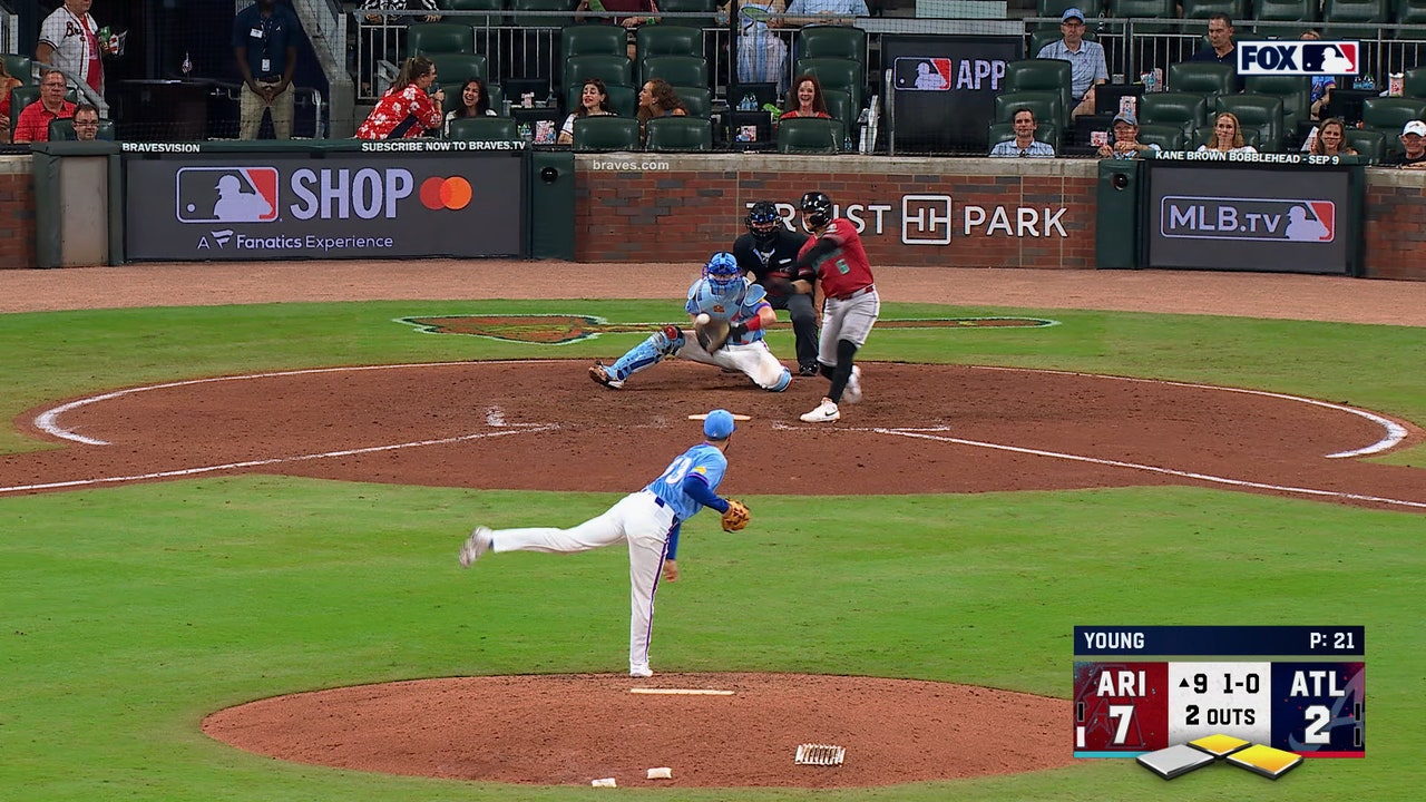 Ildemaro Vargas hits three-run home run, extending Diamondbacks' lead over Braves