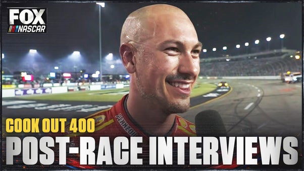 Joey Logano, Chase Briscoe, Christopher Bell post-race interviews from Cook Out 400 🎤 NASCAR on FOX