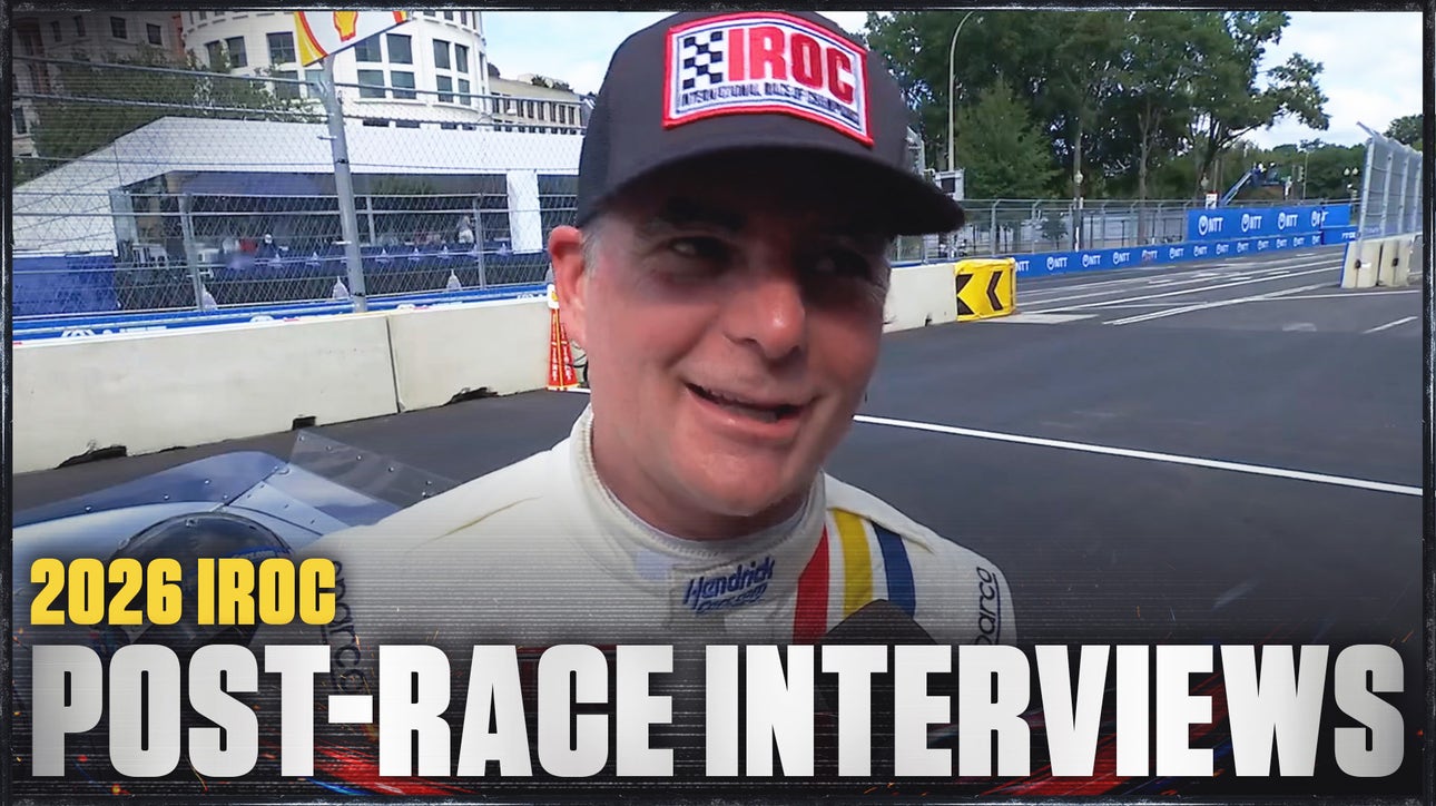 Jeff Gordon and Kurt Busch post-race interviews from 2026 IROC Races on D.C. Street Circuit 🎤