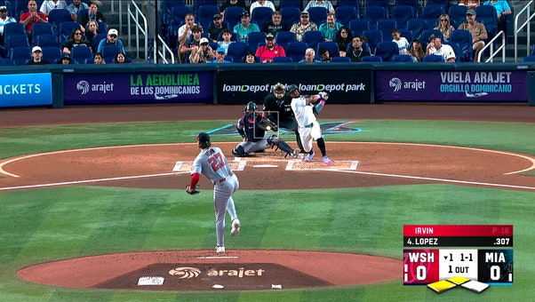 Marlins' Otto Lopez drives in two runs to take lead over Nationals