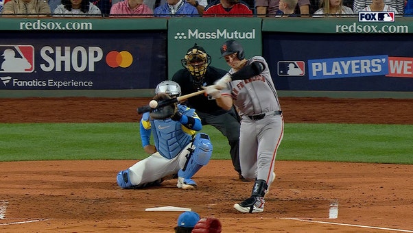 Andrew Knizner crushes solo home run to extend Giants lead over Red Sox
