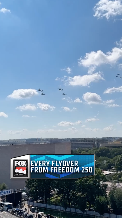 Take a look at every flyover from Freedom 250 🇺🇸✈️