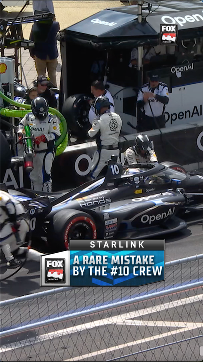 A rare mistake from the No. 10 crew puts Alex Palou a lap down 👀