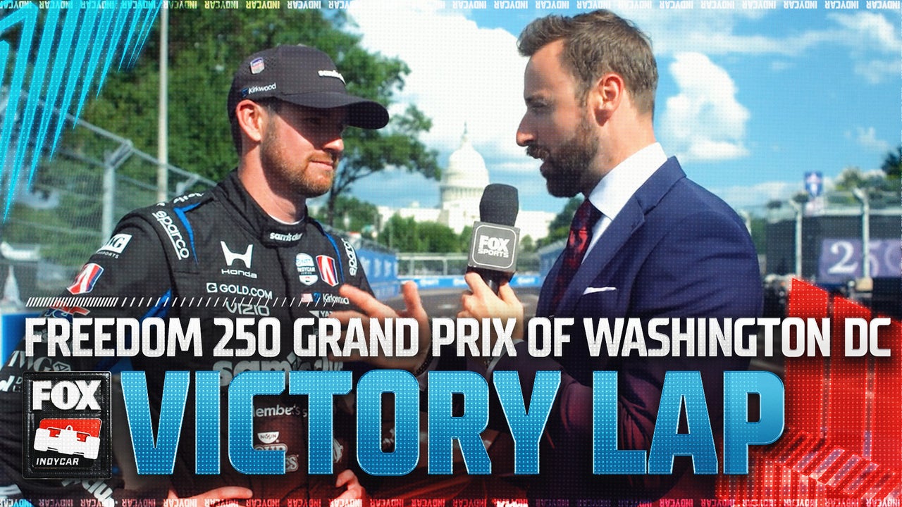 Victory Lap: Kyle Kirkwood on Winning Freedom 250 GP of Washington DC 🇺🇸 INDYCAR on FOX