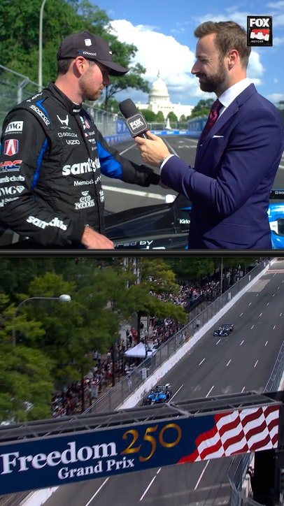 Victory Lap: Kyle Kirkwood on Winning Freedom 250 GP of Washington DC 🇺🇸 INDYCAR on FOX