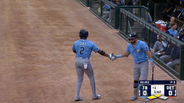 Junior Caminero and Jonathan Aranda drive in runs to give Rays early lead over Tigers