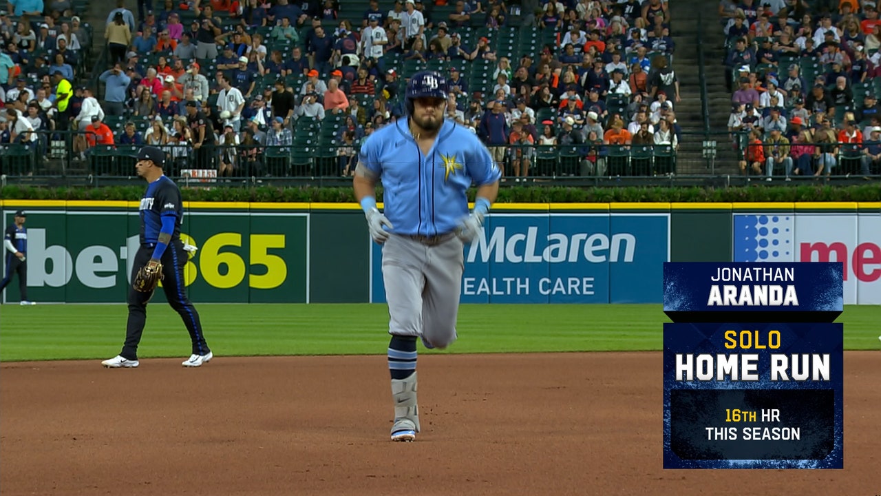 Rays’ Jonathan Aranda hits solo Home Run extending lead over Tigers