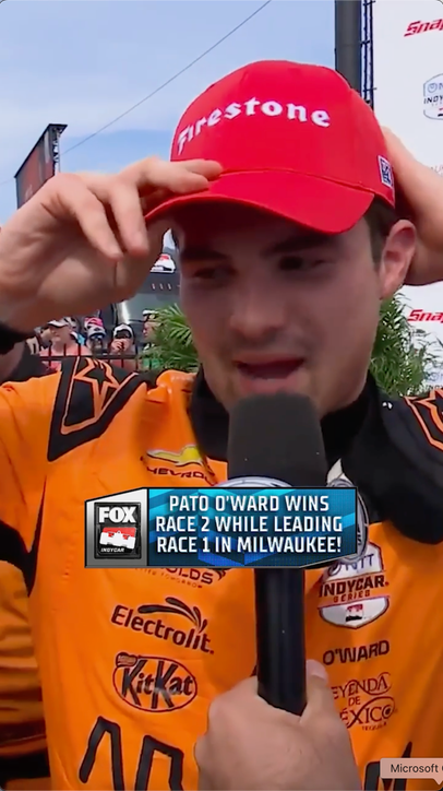 "We just won a race while leading another one!"- Pato O'Ward is going for INDYCAR history 😤