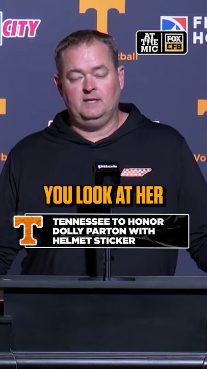 Dolly Parton is getting a special tribute on Tennessee’s helmets this season 🧡