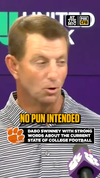 Dabo Swinney speaks on NFL players returning to college and takes dig at LSU's Lane Kiffin 🍿