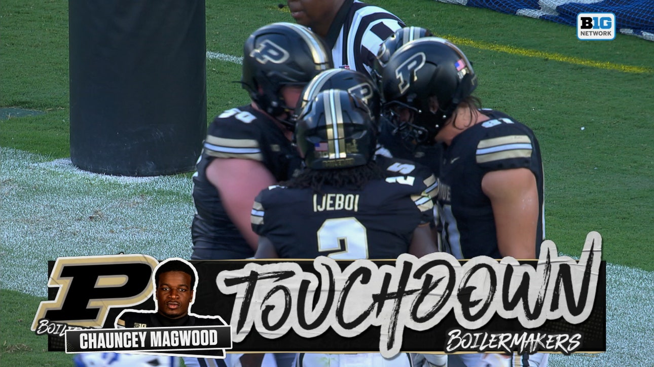 Ryan Browne finds Chauncey Magwood for 6-yard TD, giving Purdue early lead over Indiana State