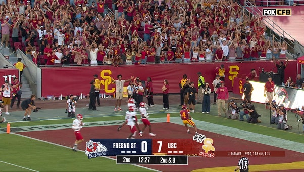 Jayden Maiava finds Trent Mosley for 68-yard TD, extending USC's lead over Fresno State