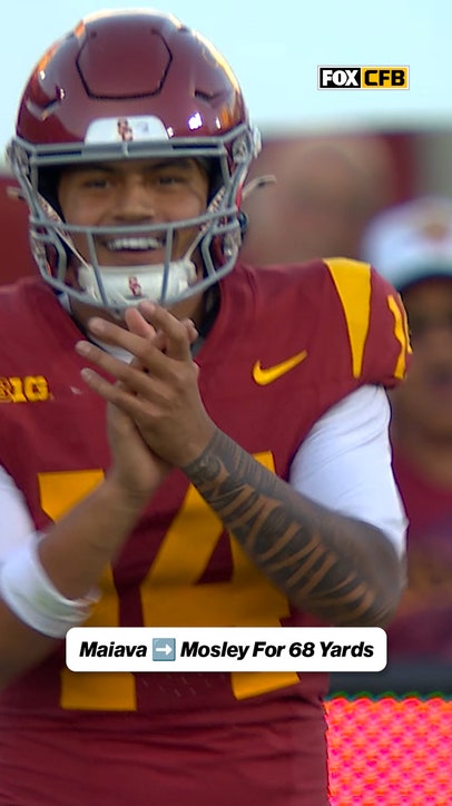 Jayden Maiava goes DEEP and Trent Mosley takes it 68 yards to the house for USC ✌️