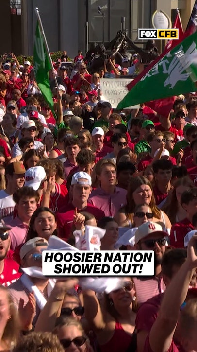 Bloomington brought the ENERGY for Big Noon Kickoff 🏈