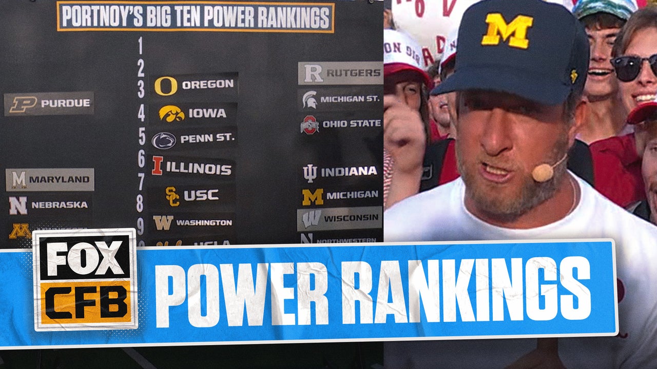 Dave Portnoy Unveils Big Ten Power Rankings 👀 Big Noon Kickoff