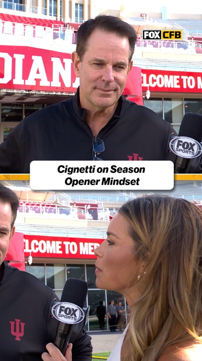 Curt Cignetti on his mindset for Indiana today and what he wants to see from Josh Hoover