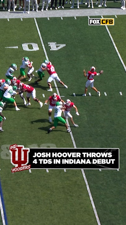 Josh Hoover put on a show in his Indiana debut 🍿