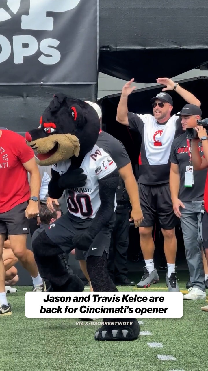 The Kelce brothers are back in Cincinnati to celebrate Jason being inducted into Cincinnati's Hall of Fame