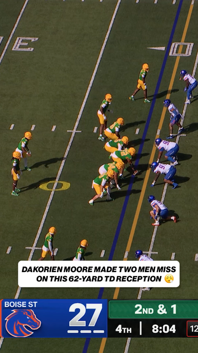 This TD was nasty from WR Dakorien Moore! 👀