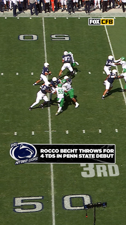Rocco Becht SHINED in his Penn State debut 🎯