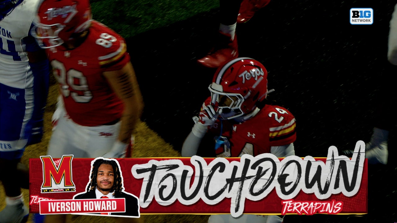 Iverson Howard runs for 11-yard TD, extending Maryland's lead over Hampton