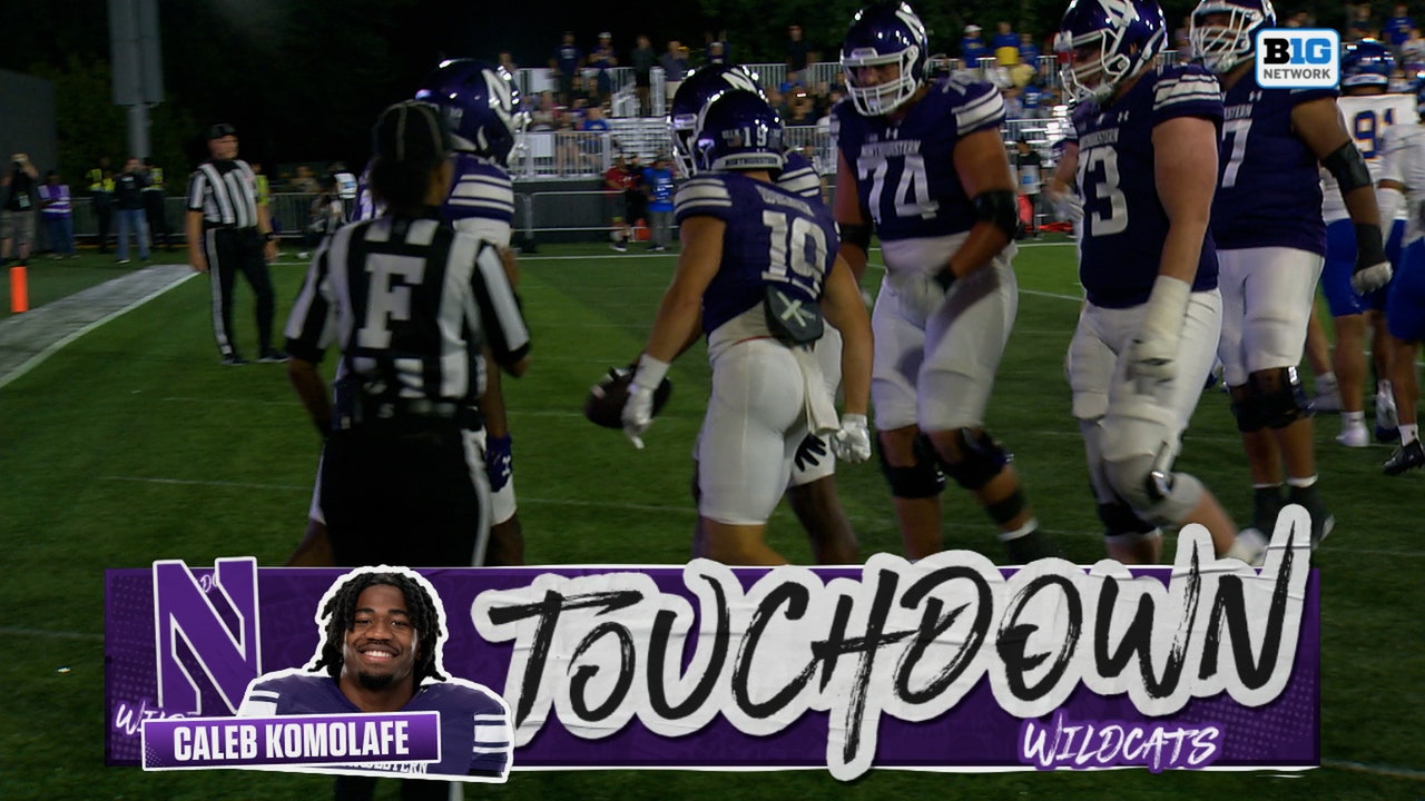 Caleb Komolafe runs for 7-yard TD, extending Northwestern lead over SDST