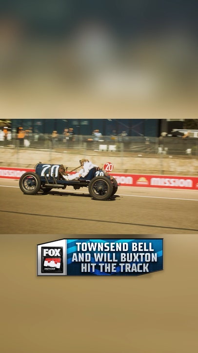 They were WHEELING it. Townsend Bell and Will Buxton went for quite a ride at Laguna Seca